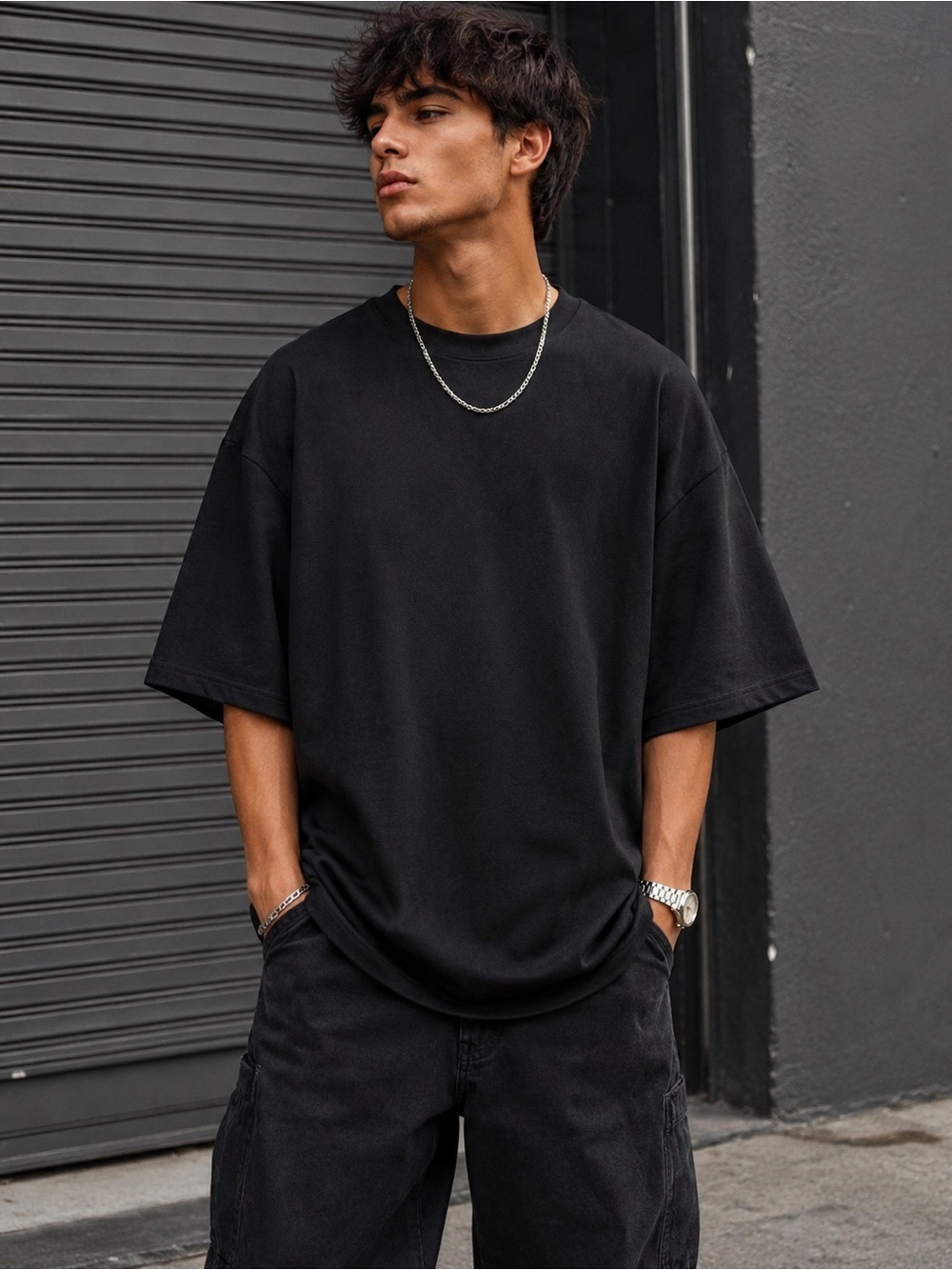 Black 4 Tees Bundle‎ Cotton Father’s Day Casual Workwear Streetwear Luxe $17 XXL